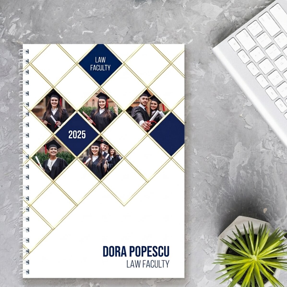 Quaderno personalizzato con foto e testo - Happy Graduation