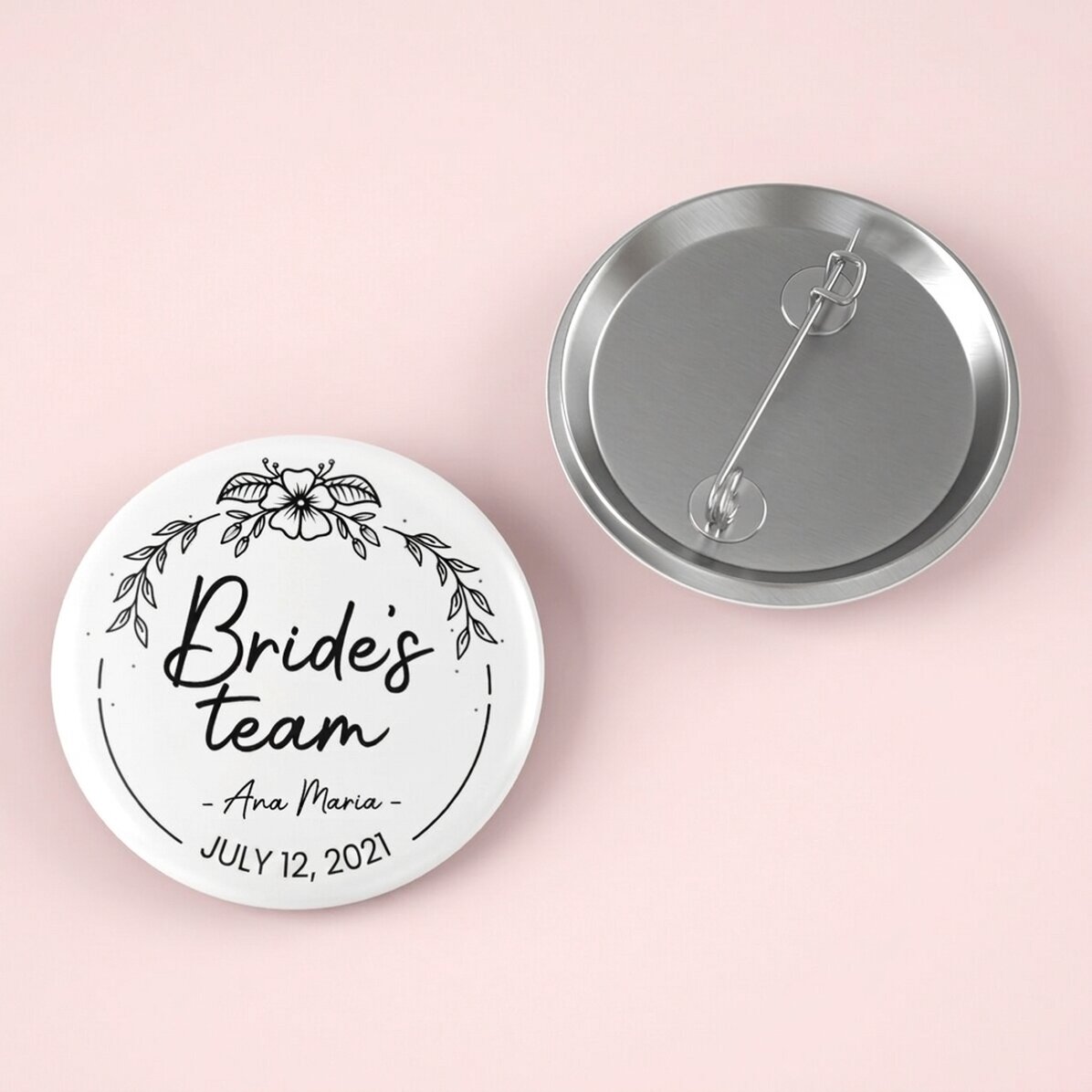 Distintivo personalizzato con testo - Bride
