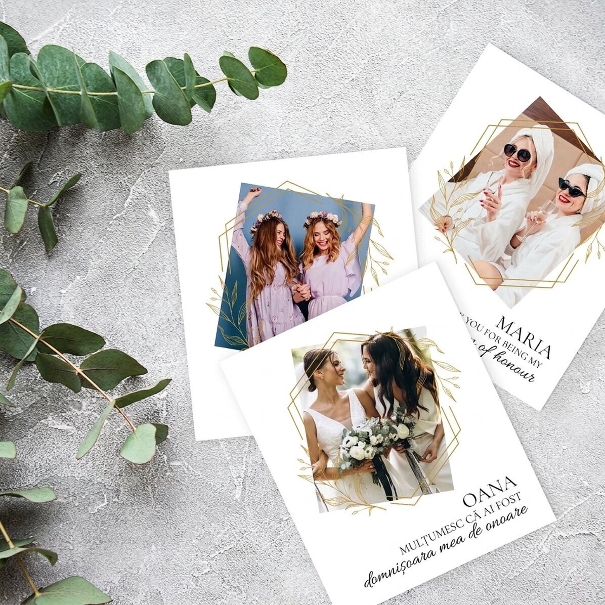 Foto personalizzata 10x12 cm - Grazie!