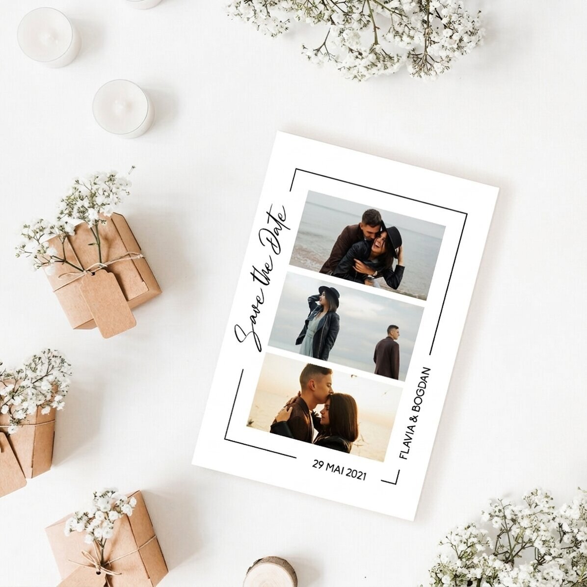 Foto personalizzata 10x15 cm - Save the date