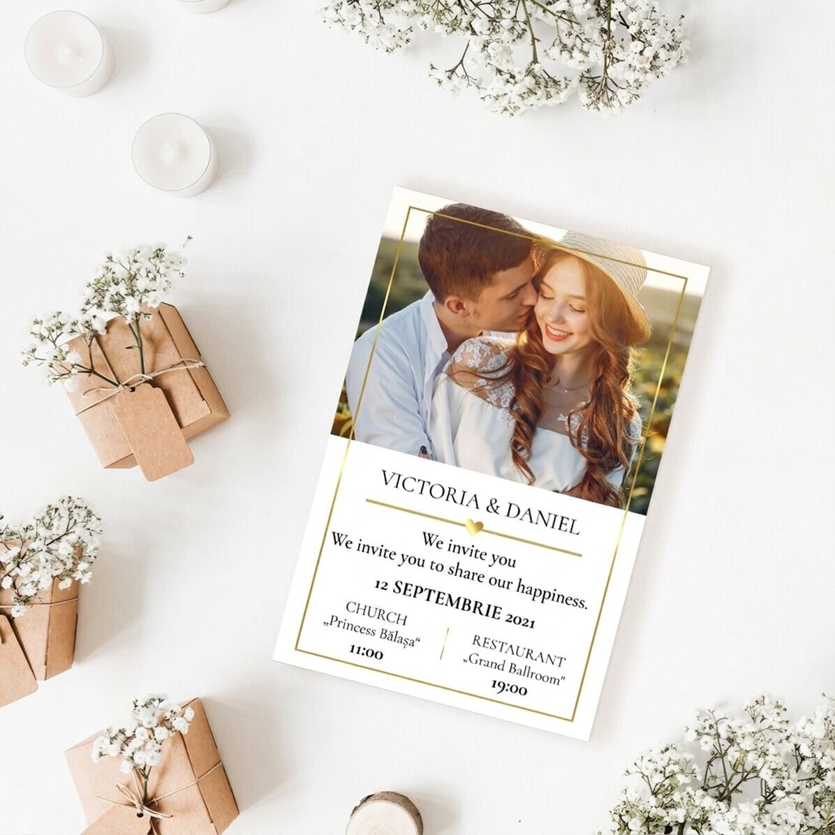 Foto personalizzata 10x15 cm - Invito