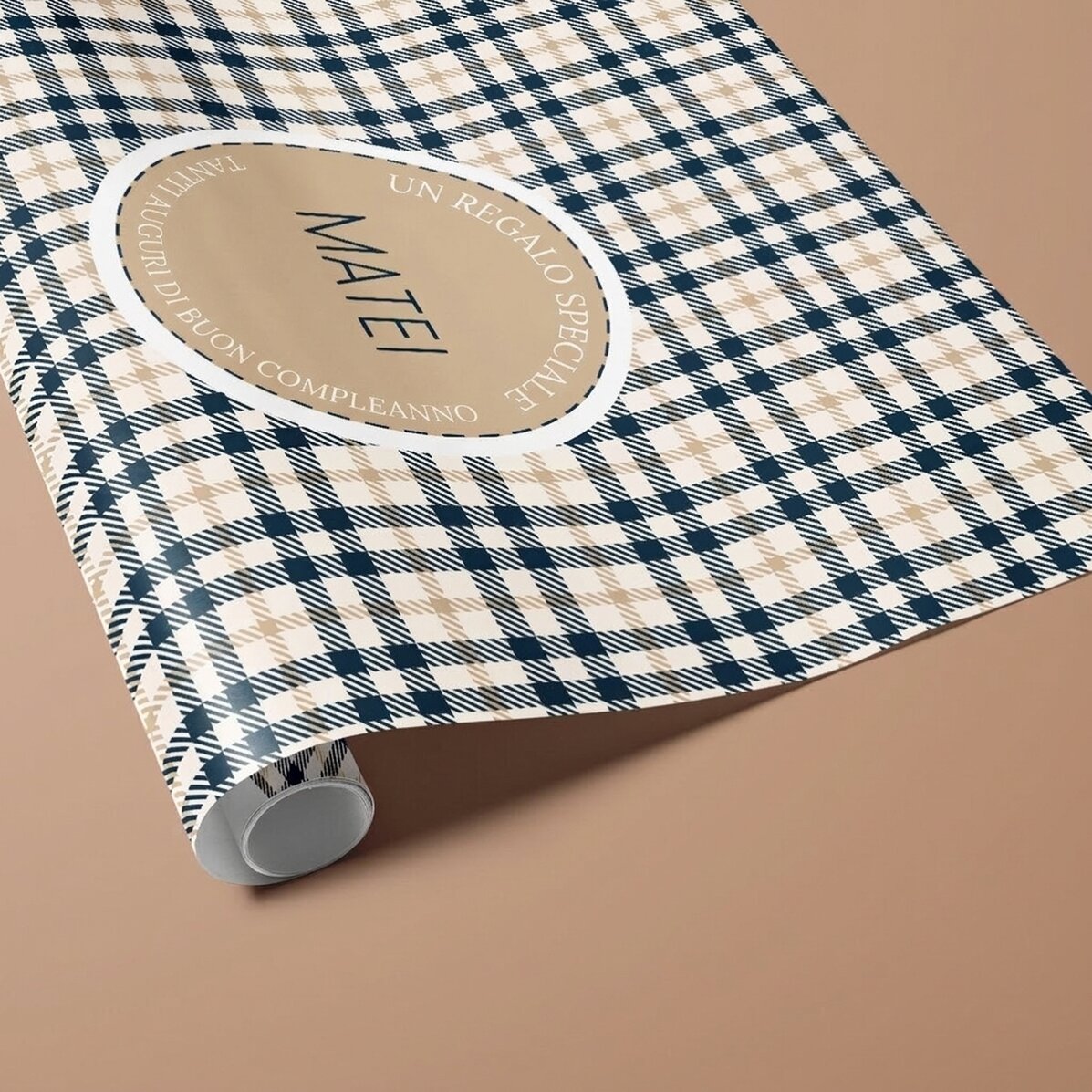 Carta da regalo personalizzata con testo - Per uomo