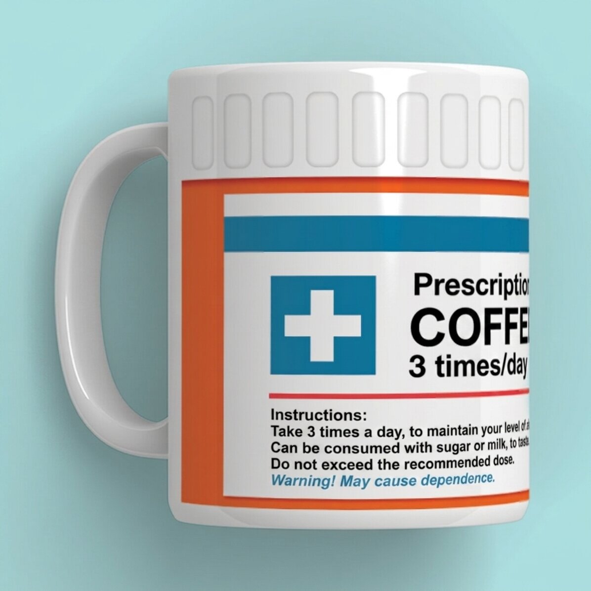 Tazza personalizzata con messaggio - Prescriptie