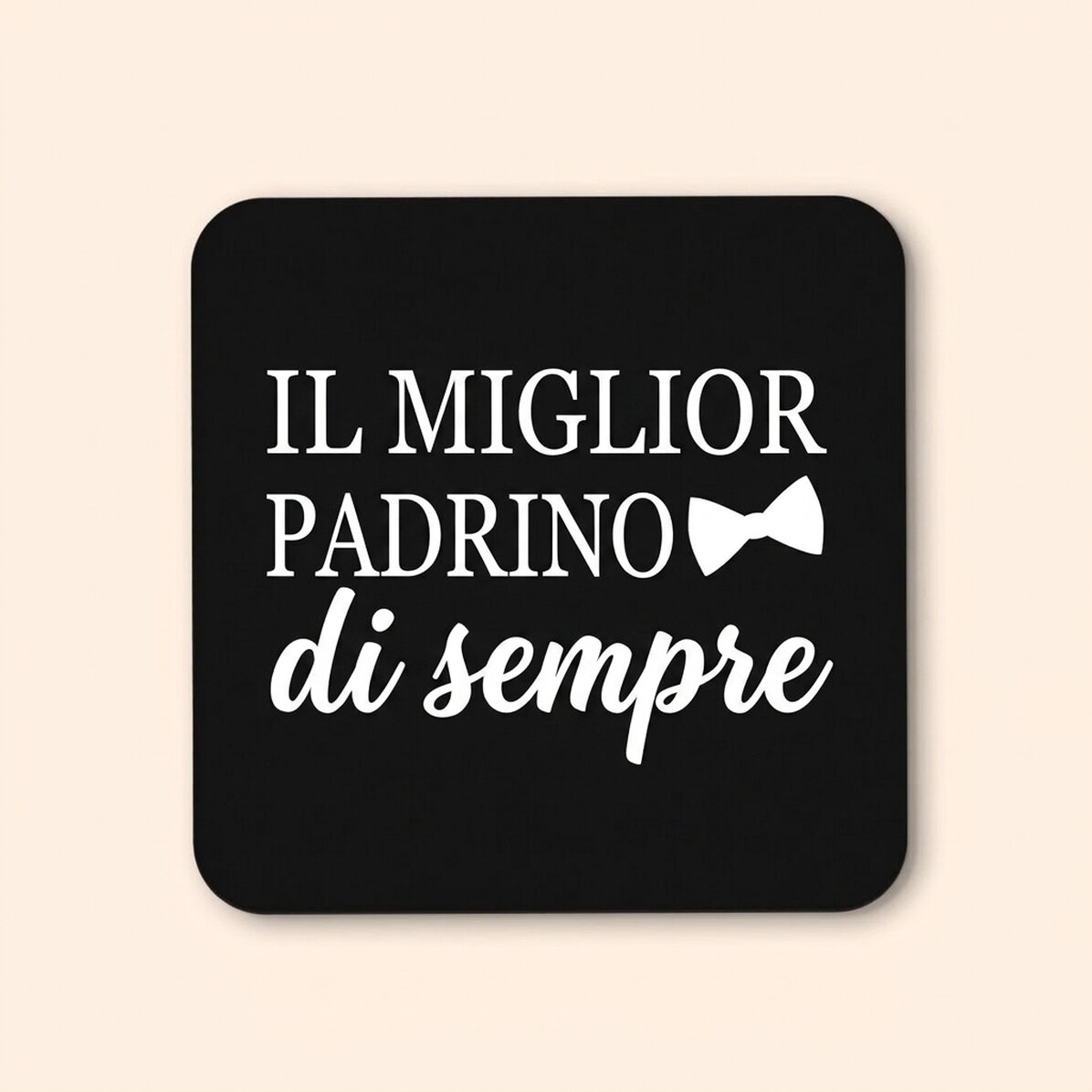 Sottobicchiere personalizzato per il naso