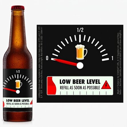 Birra personalizzata con scritta - Ricarica