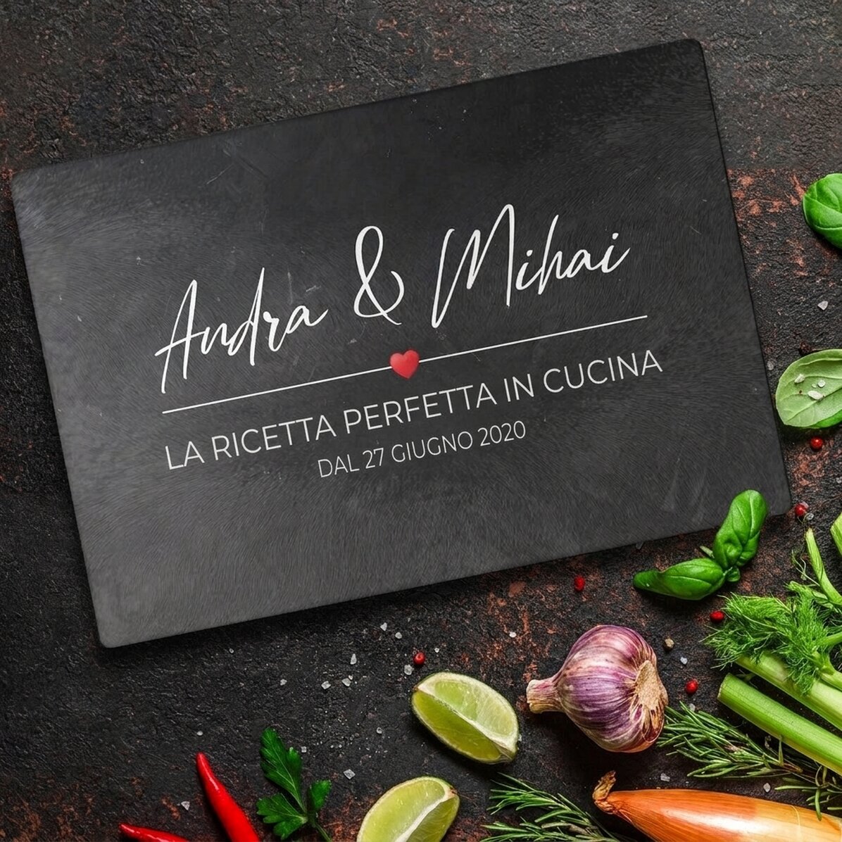 Tritavetro personalizzato con scritta - La ricetta perfetta
