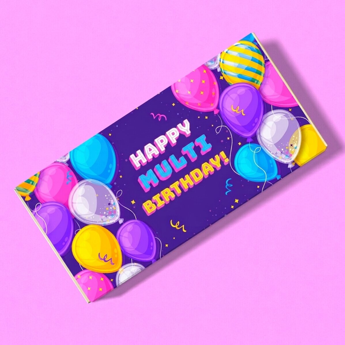 Cioccolato personalizzato per il compleanno