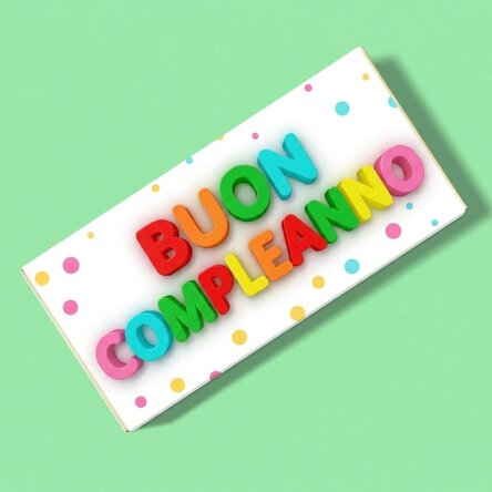 Cioccolato personalizzato - Buon compleanno!