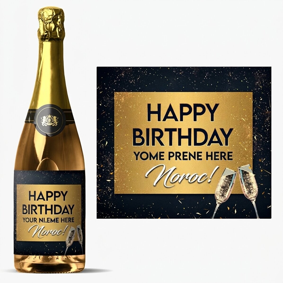 Spumante personalizzato - Festa di compleanno