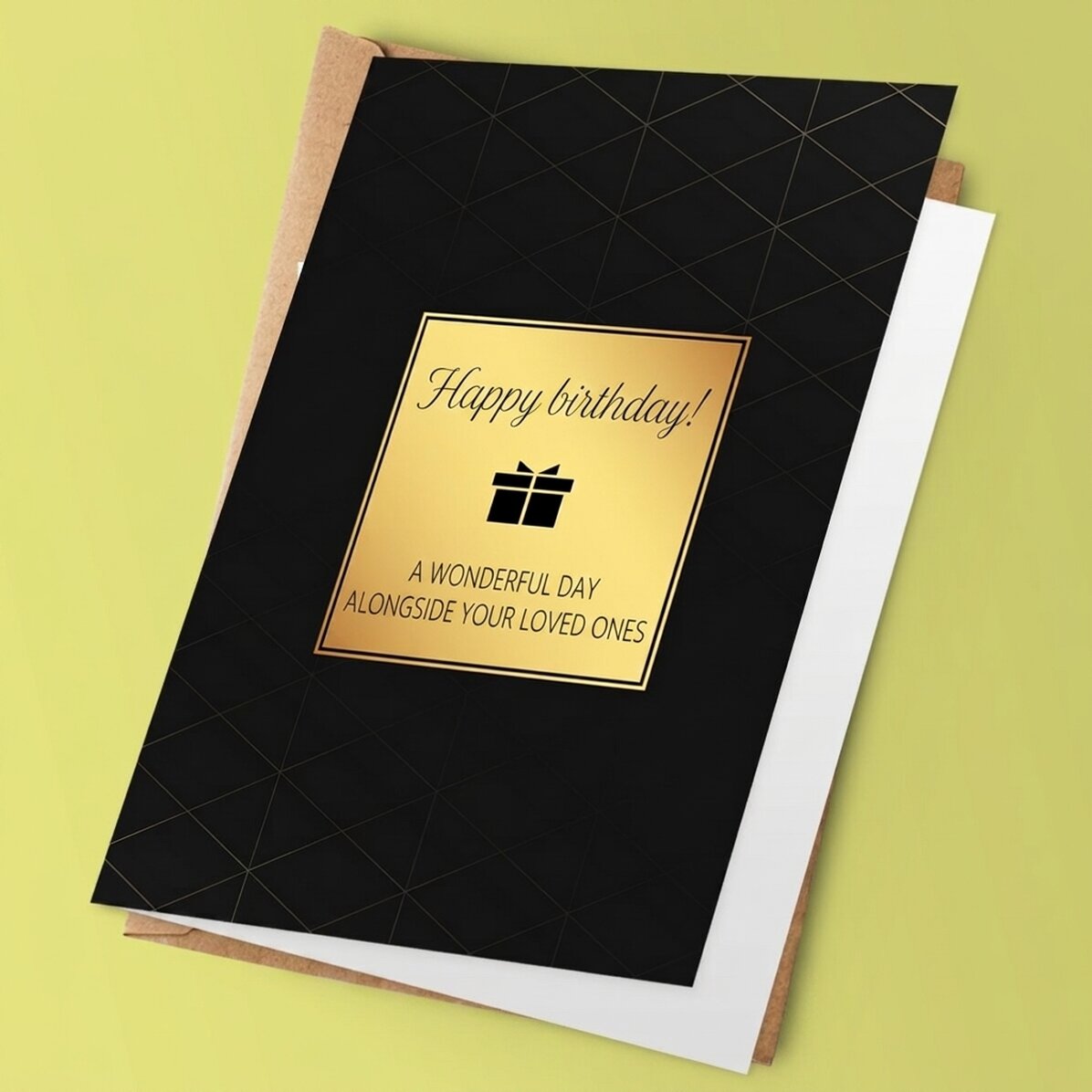 Biglietto di auguri personalizzato con messaggio di compleanno - Best wishes