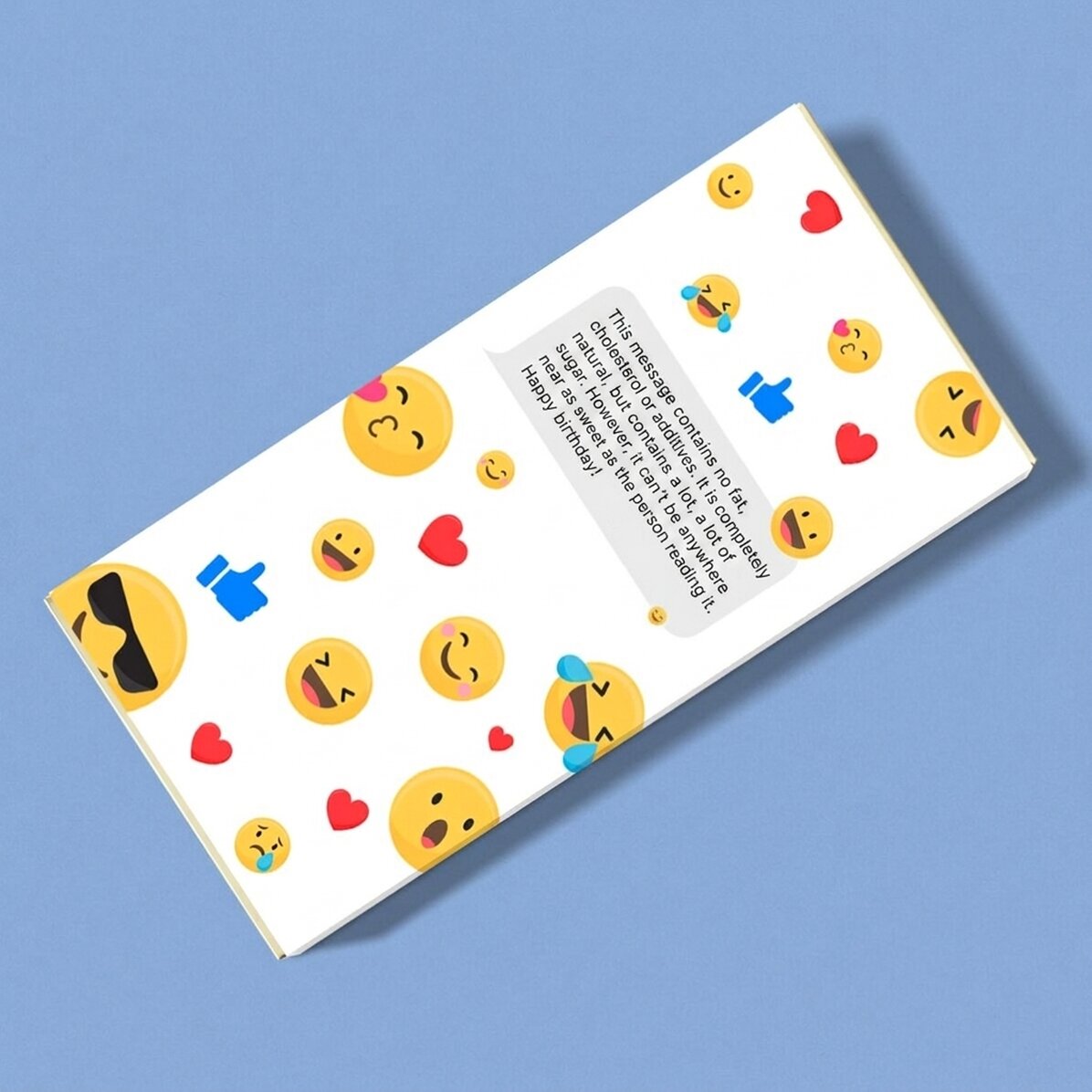 Cioccolato personalizzato con scritta - Bolla di dialogo