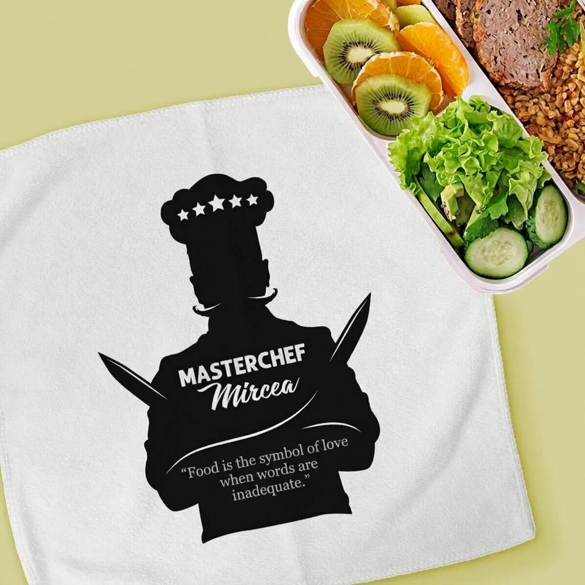 Asciugamano personalizzato con scritta - Masterchef