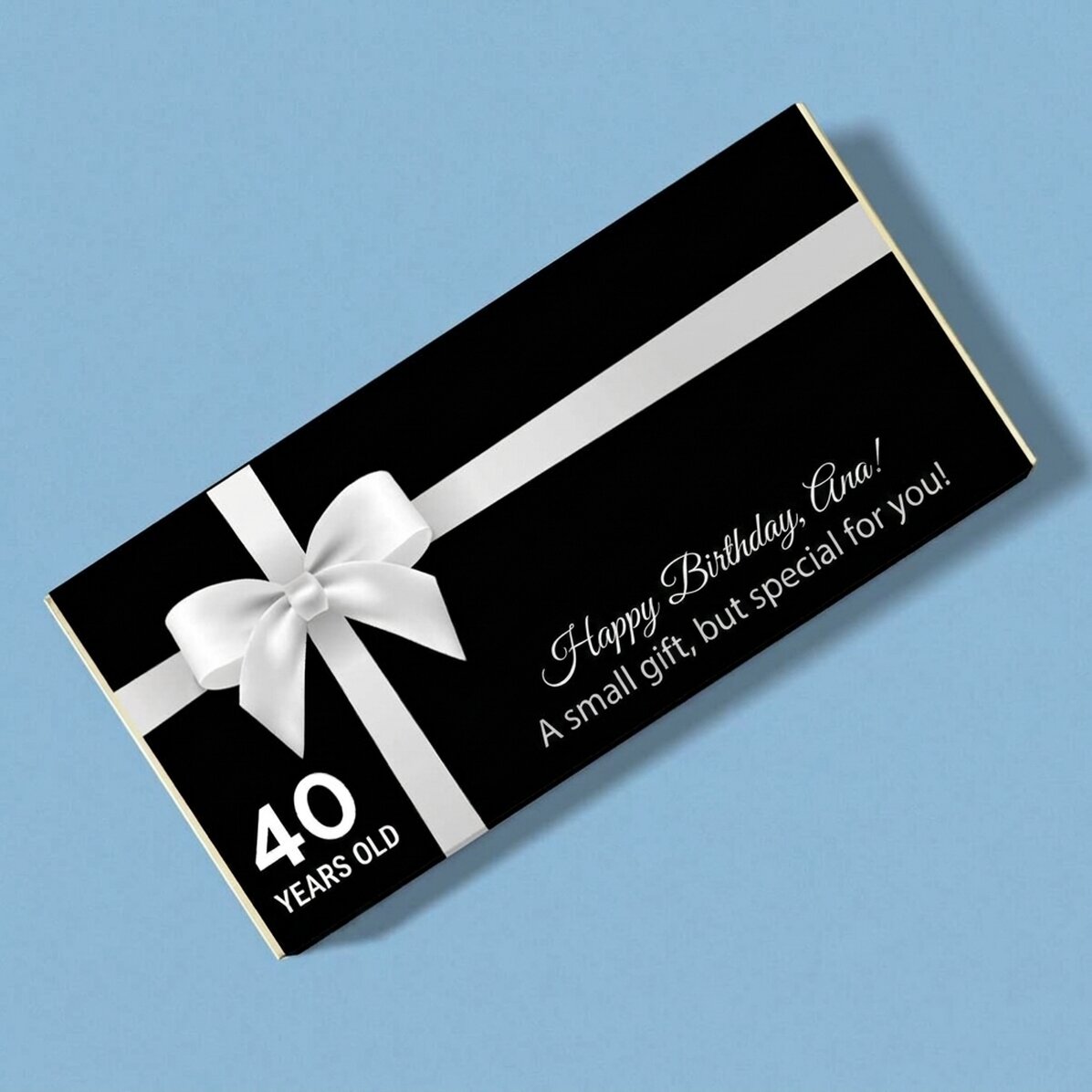 Cioccolato personalizzato con dedica per il compleanno - Special for you