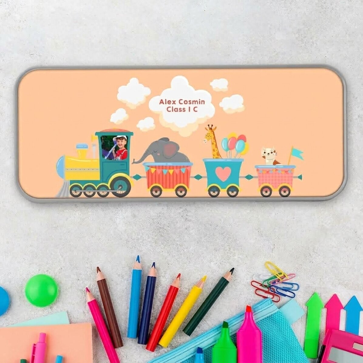 Astuccio personalizzato con foto e testo - Trenulet