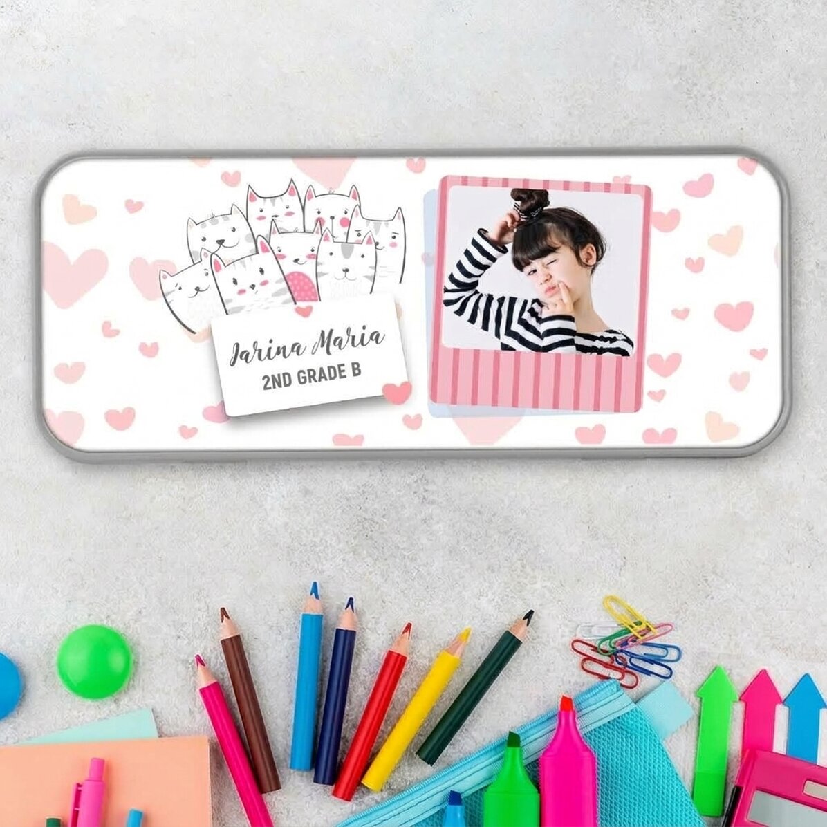 Astuccio personalizzato con foto e testo - Kitty