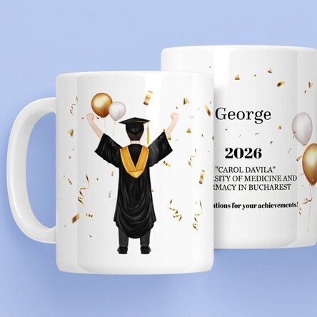 Tazza personalizzata con scritta - La sua laurea