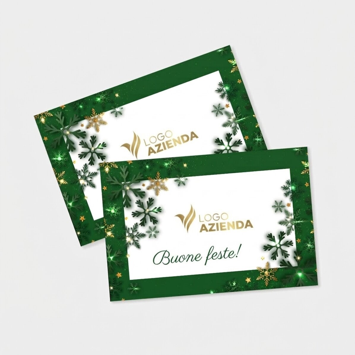 Magnete personalizzato 15x10 cm con logo e testo - Merry Christmas