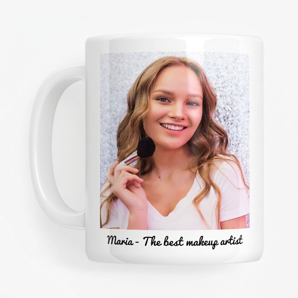 Tazza personalizzata con una frase e una foto