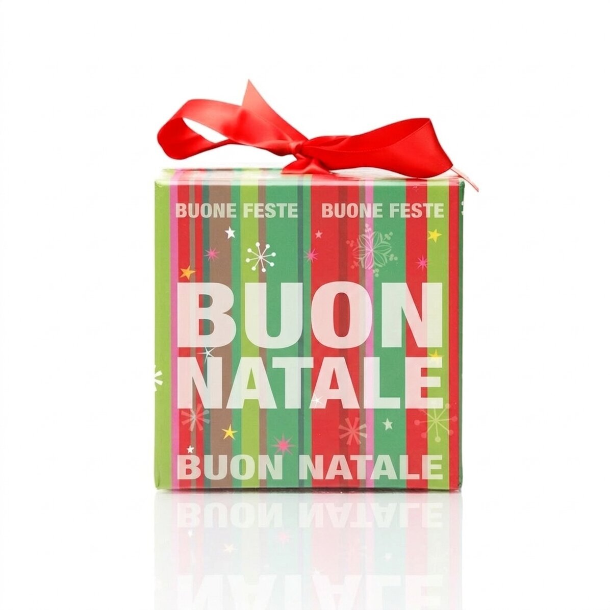 Confezione regalo natalizia - modello fiocchi di neve