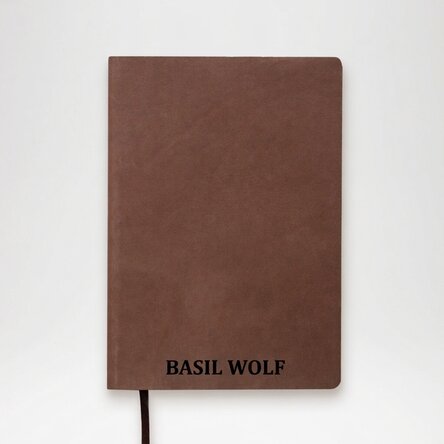 Agenda in pelle personalizzata con iniziali o nome