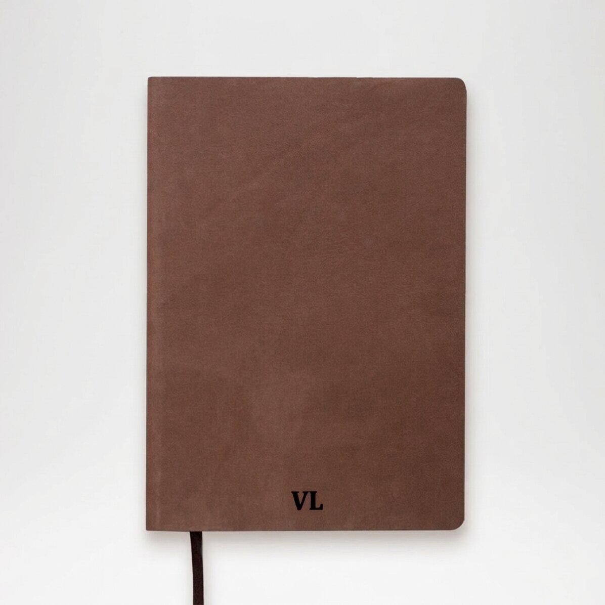 Agenda in pelle personalizzata con iniziali o nome