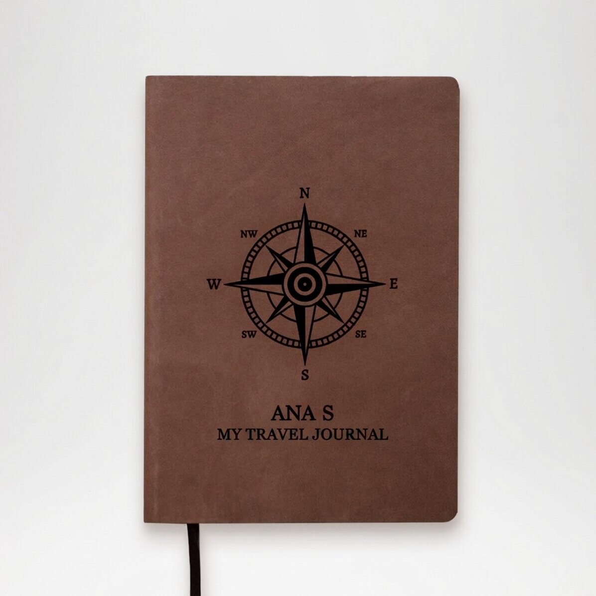 Agenda in pelle personalizzata con nome - Busola
