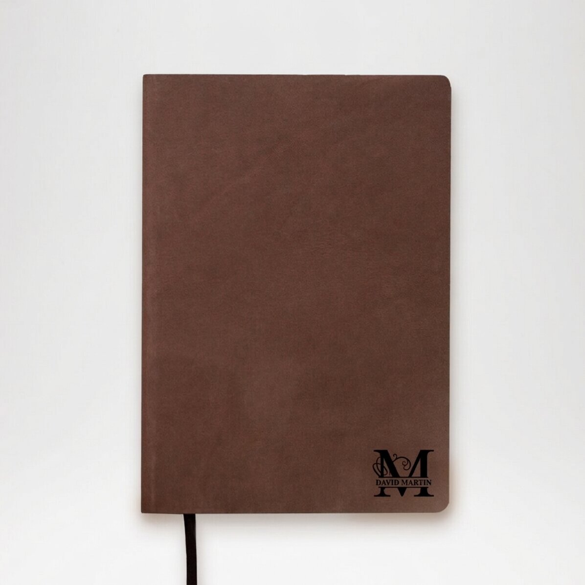 Agenda in pelle personalizzata con monogramma