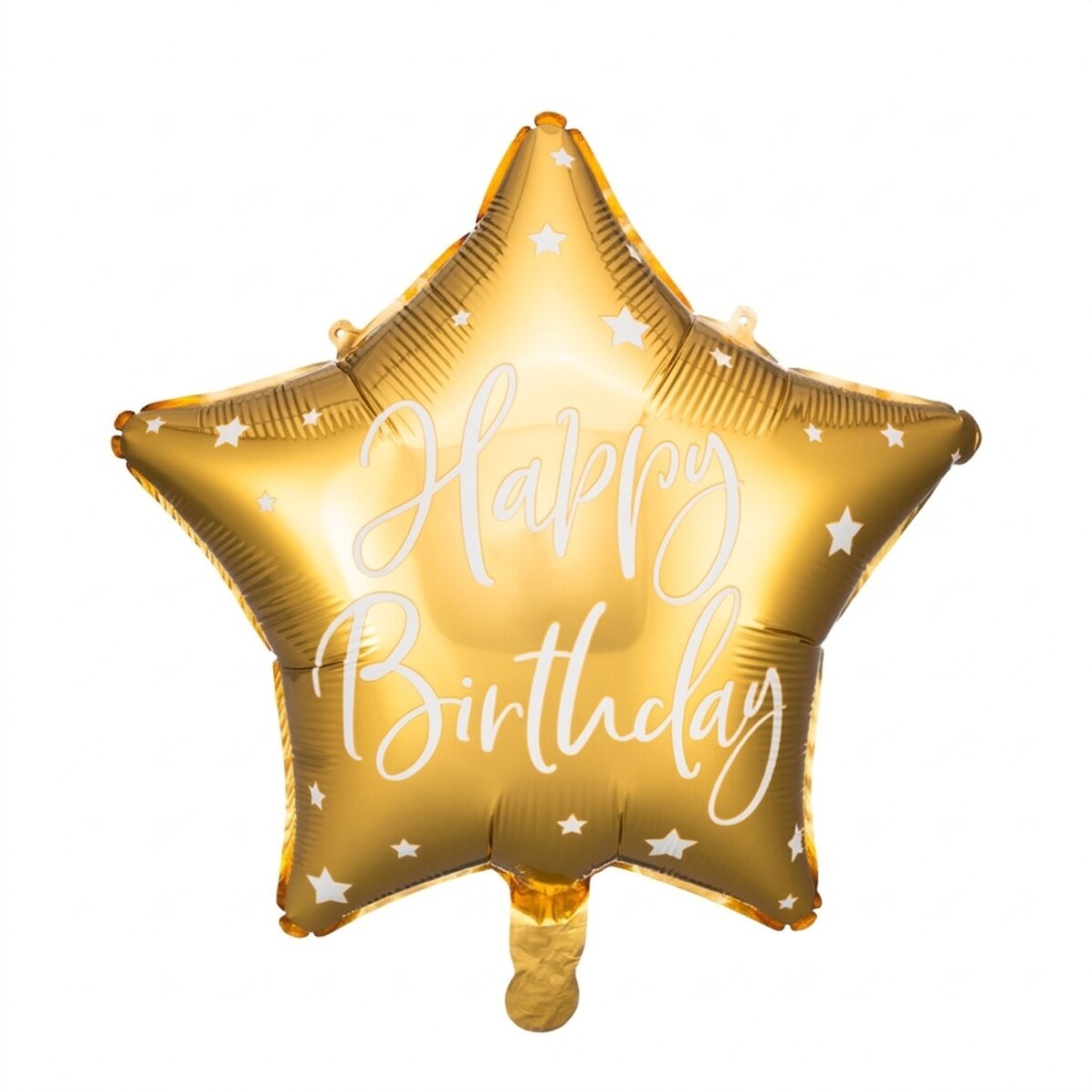 Palloncino - stella dorata "Happy Birthday"