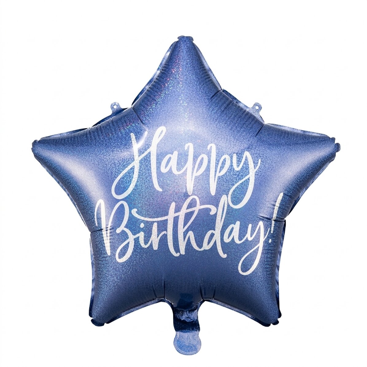 Palloncino - stella blu "Happy Birthday"