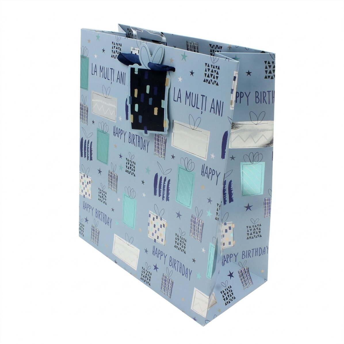 Sacchetto regalo - modello "Happy Birthday gifts"