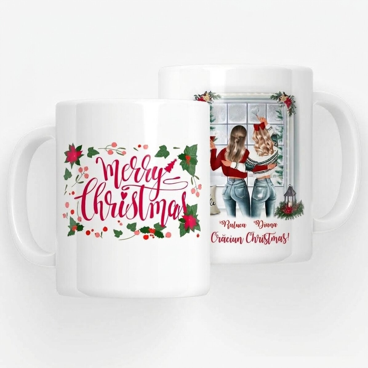 Tazza personalizzata con nome per gli amici - Buon Natale