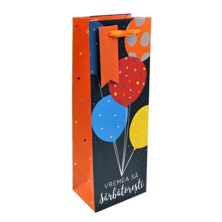 Sacchetto regalo per bevande - modello "Time to celebrate"