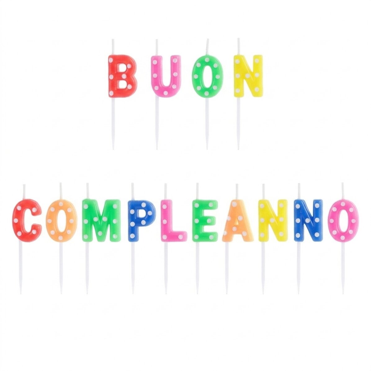 Candeline per torte - set "Happy Birthday"