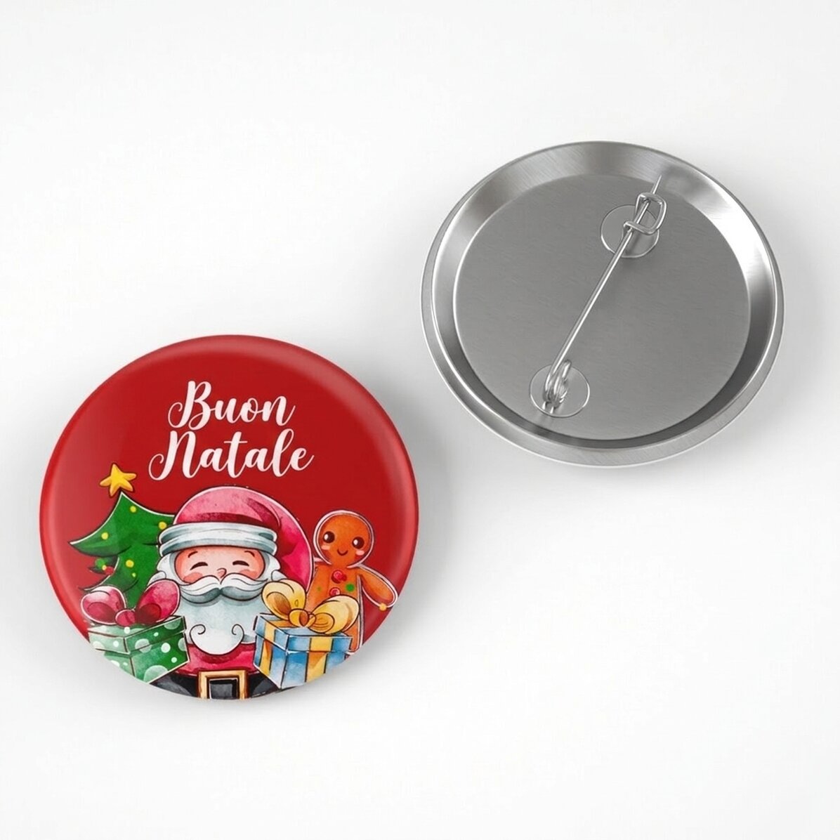 Spilla personalizzata con scritta - Natale