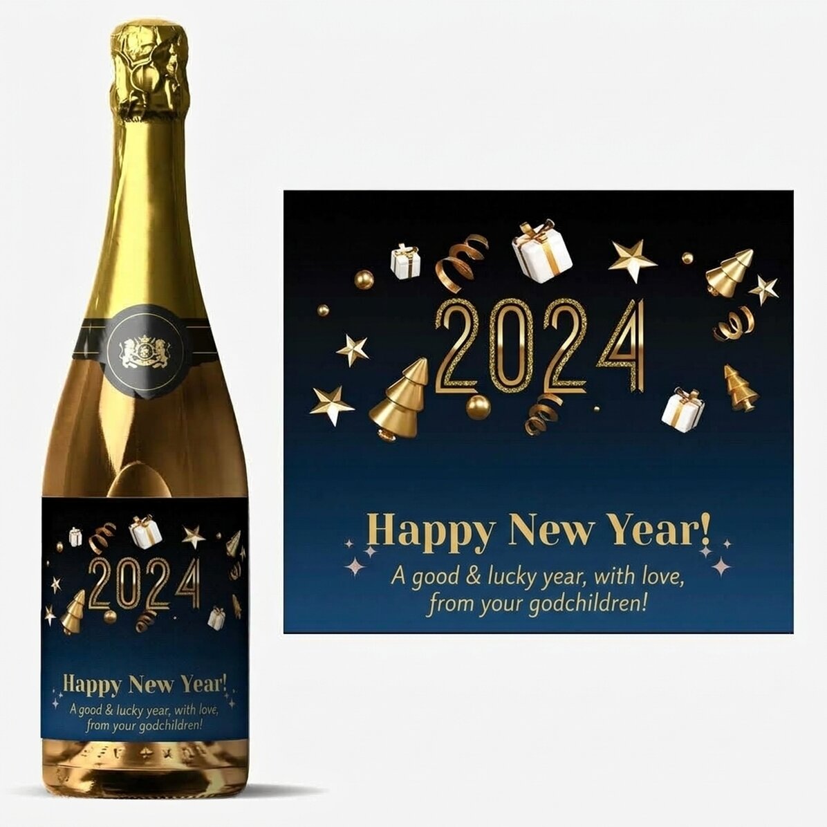 Spumante personalizzato con scritta - Buon compleanno!