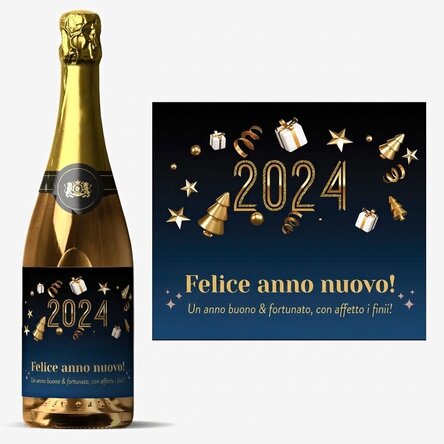 Spumante personalizzato con scritta - Buon compleanno!