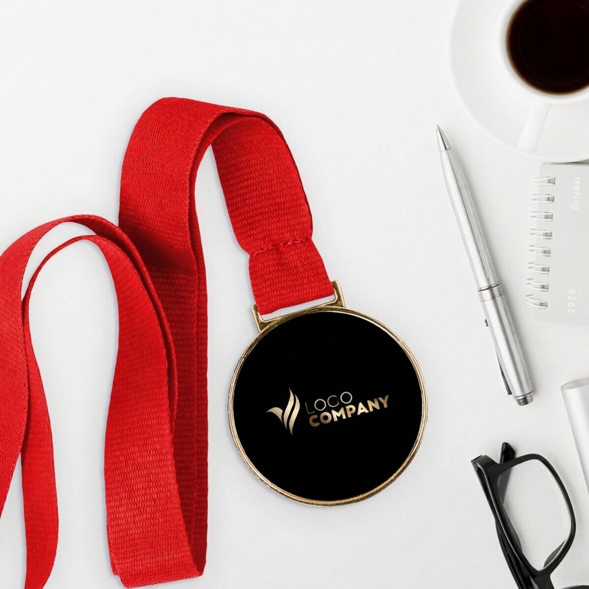 Medaglia personalizzata con logo
