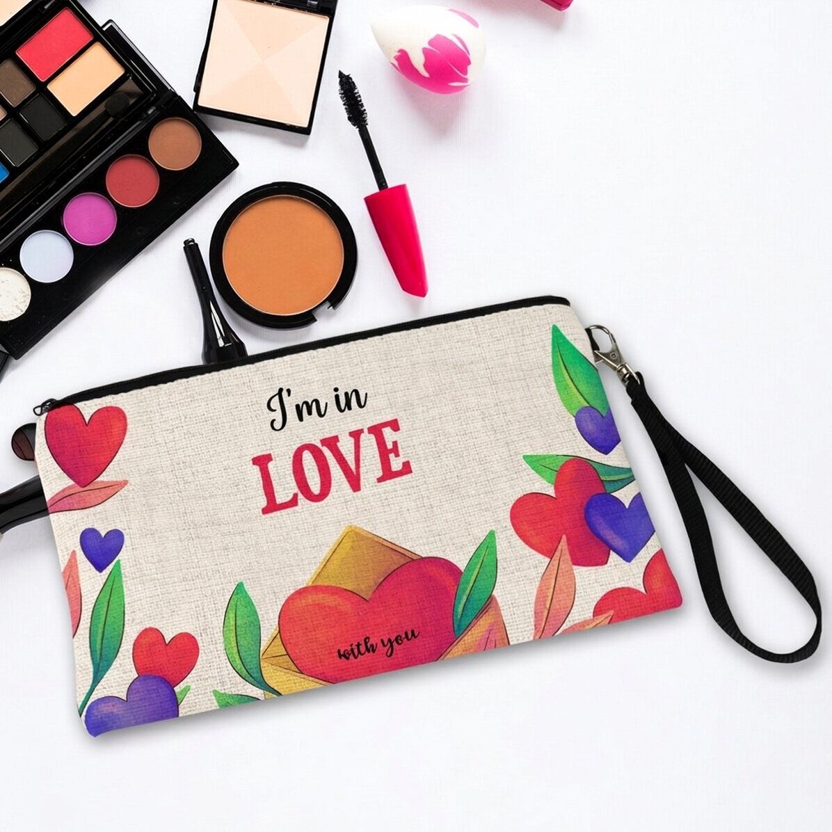 Kit trucco personalizzato con scritta - In LOVE