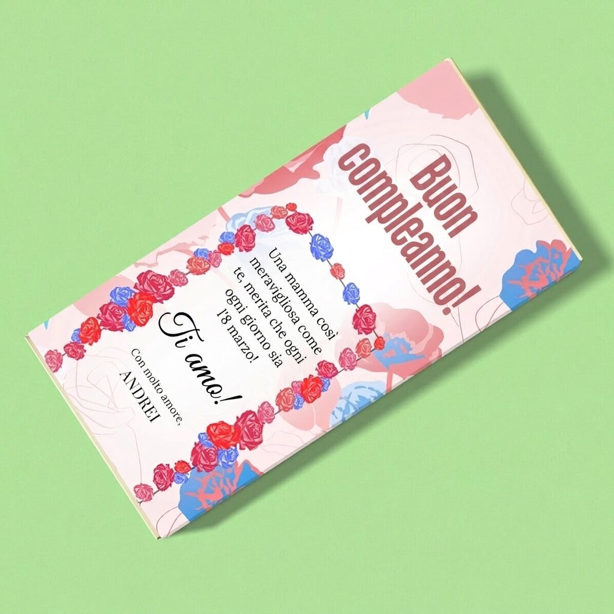 Cioccolato personalizzato con dedica - Una mamma davvero meravigliosa