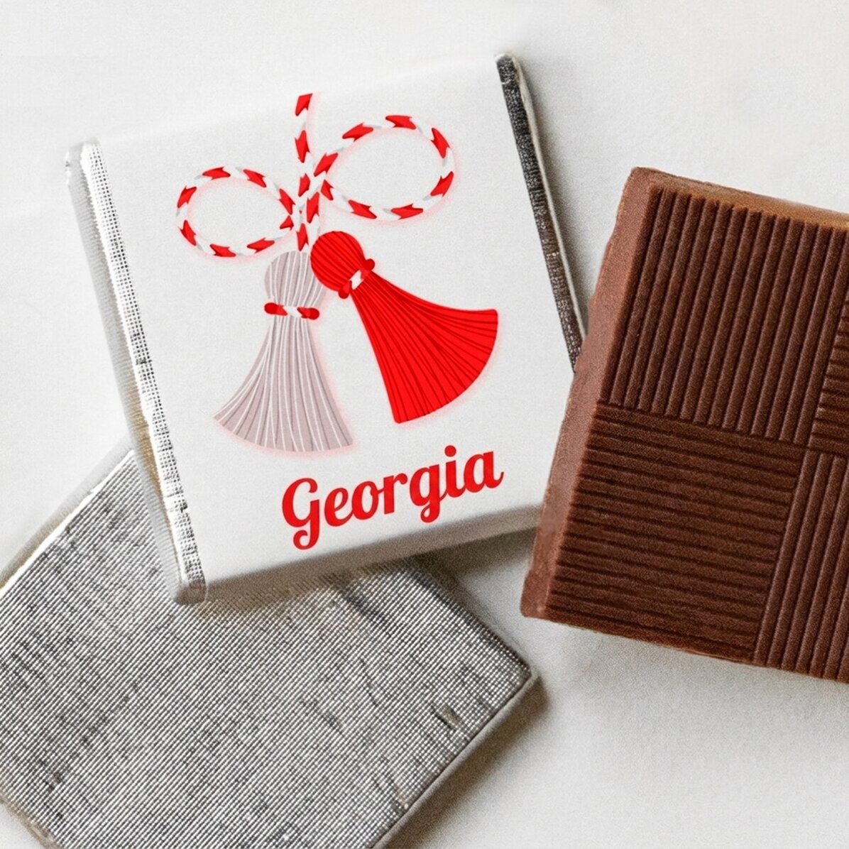 Mini cioccolatino personalizzato con un dolce messaggio