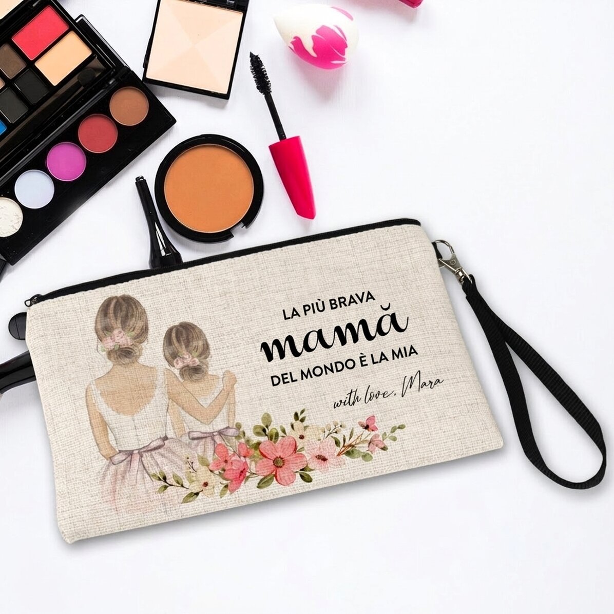 Kit trucco personalizzato con scritta - Mamma