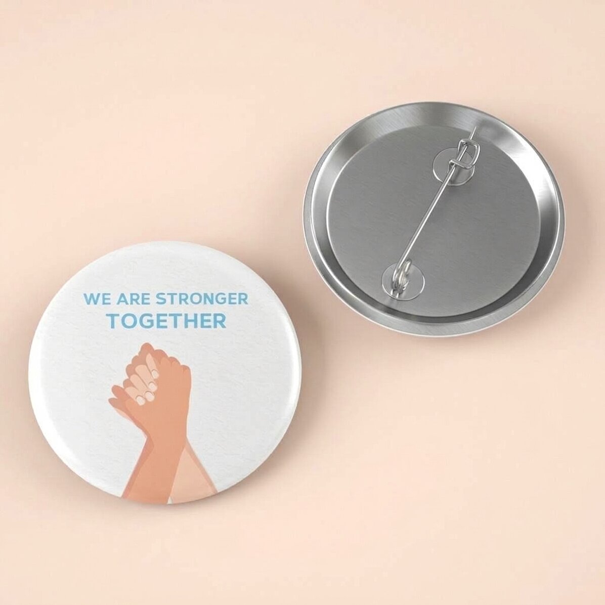 Distintivo personalizzato con scritta - Together