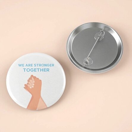 Distintivo personalizzato con scritta - Together