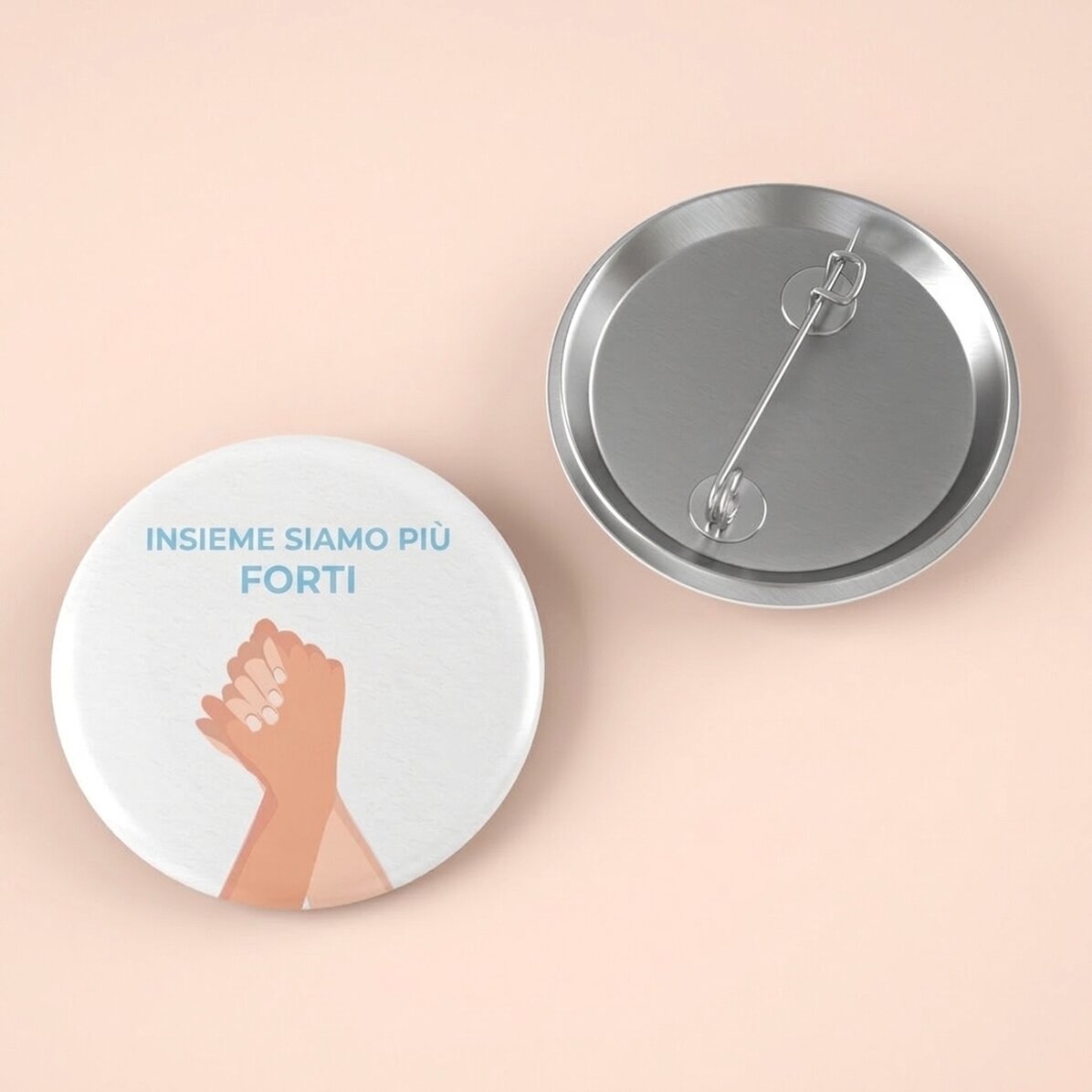 Spilla personalizzata con scritta - Together
