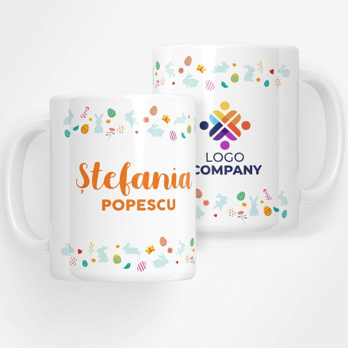 Tazza personalizzata con nome e logo - Bunny