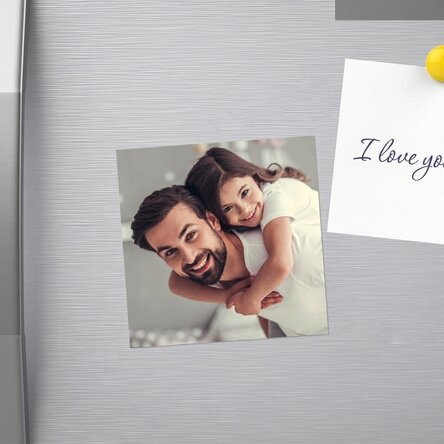 Magnete 10x10 personalizzato con una foto