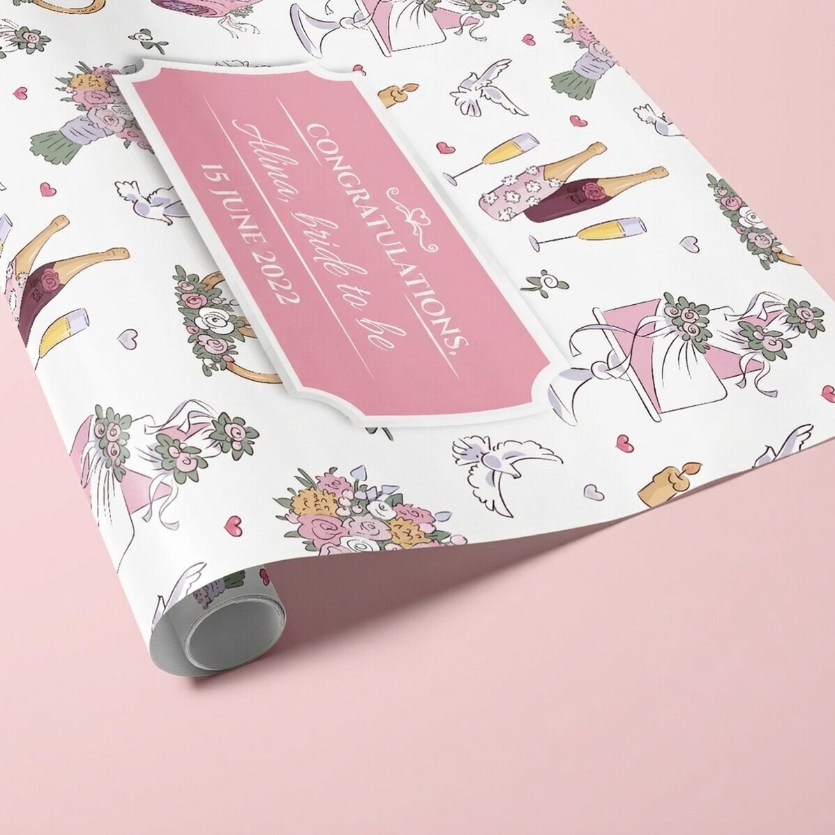 Carta da regalo personalizzata con testo - Matrimonio