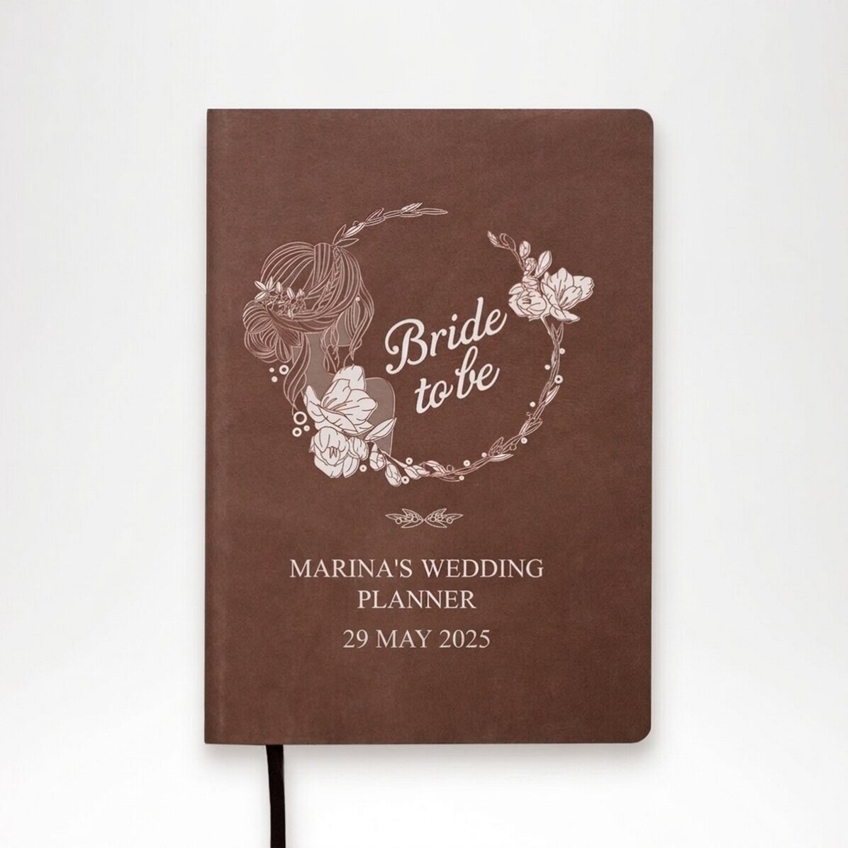 Agenda personalizzata con testo - Wedding planner