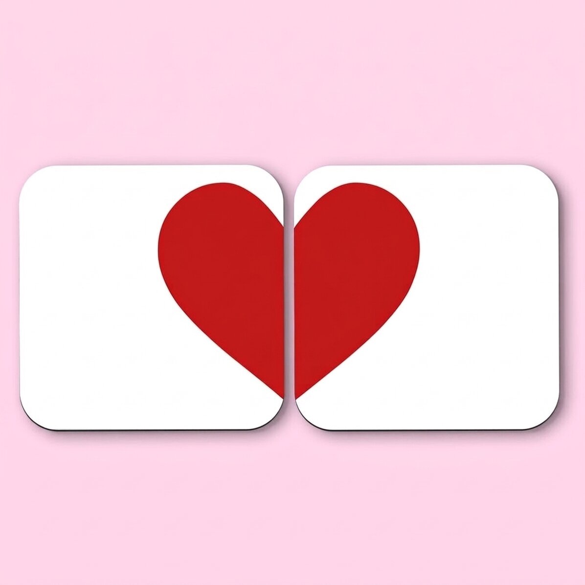 Set di 2 posacenere personalizzati con scritta - Heart