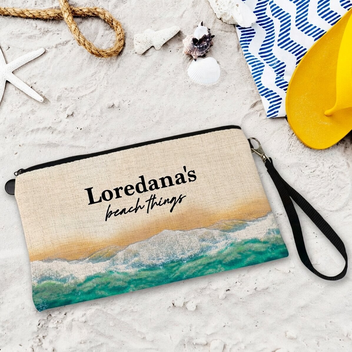 Set di accessori personalizzato con scritta - Articoli da spiaggia